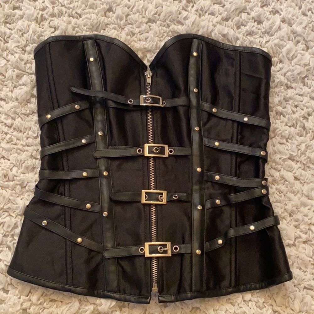 Black Stud Corset